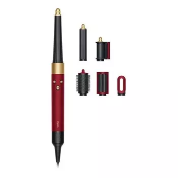 Стайлер Dyson AirWrap Complete Long HS08 Straight+Wavy, Red Velvet/Gold, красный/золотой