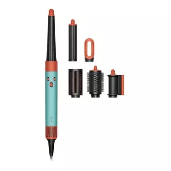 Стайлер Dyson AirWrap Complete Long HS08 Straight+Wavy, Ceramic Patina/Topaz, бирюзовый/оранжевый