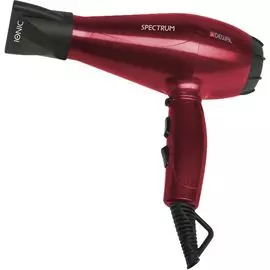 Фен Spectrum красный 2200 Вт ионизация 2 насадки (03-110 Red) DEWAL