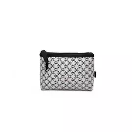 Косметичка Liliana маленькая черно-белая геометричный принт полиэстр 90185 JJDK