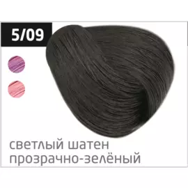 Крем-краска 5/09 светлый шатен прозрачно-зеленый 60 мл OLLIN PERFORMANCE