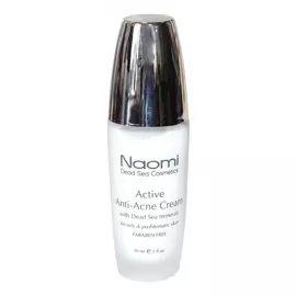 Крем от акне с минералами Мертвого моря для жирной и проблемной кожи 30 мл NAOMI