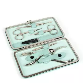 Маникюрный набор мятный 7 предметов (1544MI) GD