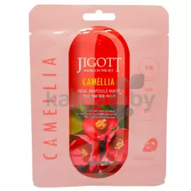Маска ампульная с экстрактом камелии 27 мл Jigott