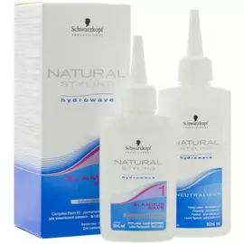 Набор для химимической завивки Natural Styling Glamour Wave-1 для нормальных волос 100 мл + 80 мл