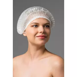 Шапочка белая Шарлотка 50 шт/уп (03-986) Чистовье