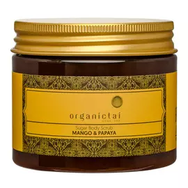 Скраб для тела на основе тростникового сахара МАНГО И ПАПАЙЯ 200 мл OrganicTai