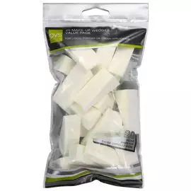 Спонж для макияжа клиновидный 20 шт (10-1078/82-10-1710) QVS