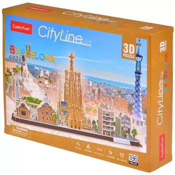3D-пазл CityLine "Барселона"