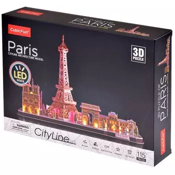 3D-пазл "Париж" (с LED-подсветкой)