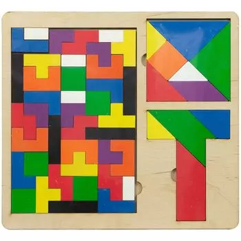 Деревянная головоломка-пазл "Tetriswood Танграм"