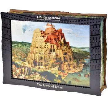 Деревянный пазл "Вавилонская башня"