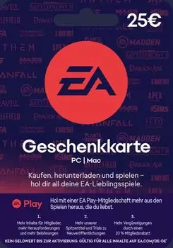 EA Gift Card €25 (для PC/EA Play)