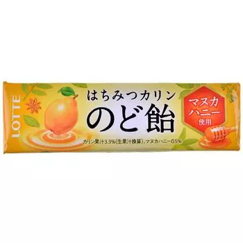 Леденцы Lotte: айва, мёд