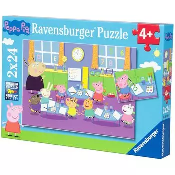 Набор пазлов "Свинка Пеппа в школе"