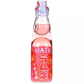 Напиток газированный Hata Kosen Ramune: клубника