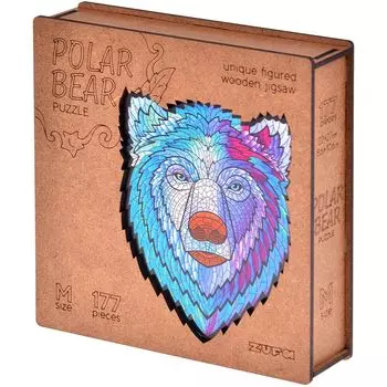Пазл "Белый медведь" (размер M)