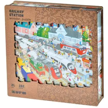 Пазл "Железная дорога" (размер XL)