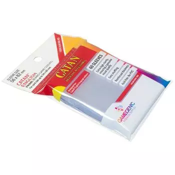 Протекторы Gamegenic Prime для CATAN прозрачные (60 шт., 56x82 мм)