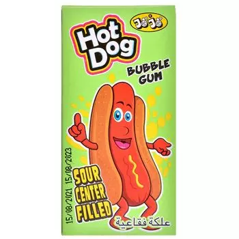 Жевательная резинка Hot Dog: кола и кислая пудра