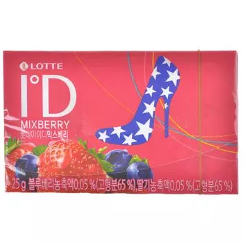 Жевательная резинка Lotte ID: mix berry