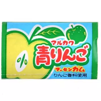Жевательная резинка Marukawa со вкусом зелёного яблока