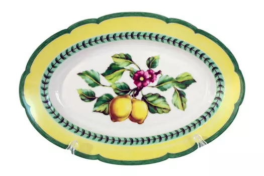 Блюдо овальное Роза