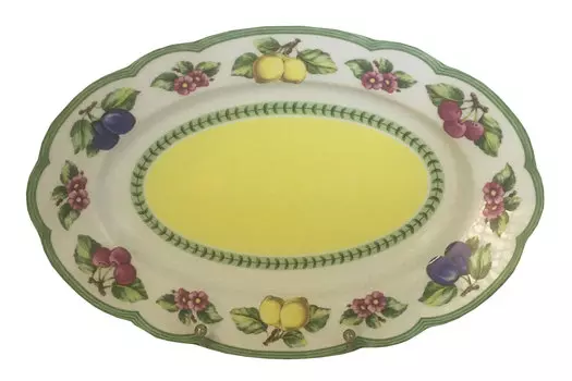 Блюдо овальное Роза