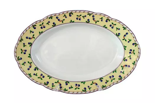 Блюдо овальное Роза