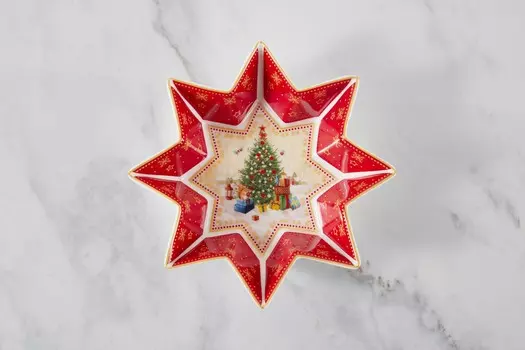 Блюдо-звезда Ёлка