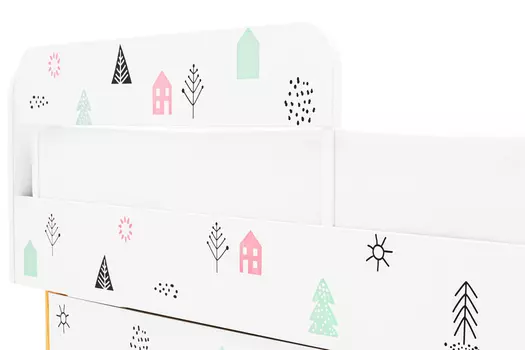 Бортик для кровати Stumpa Классика Домики