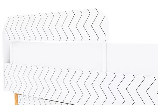 Бортик для кровати Stumpa Классика Геометрия Зигзаги