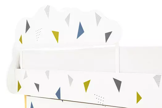 Бортик для кровати Stumpa Облако Треугольники