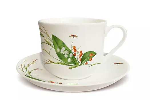 Чайная пара Славянский букет Ландыши