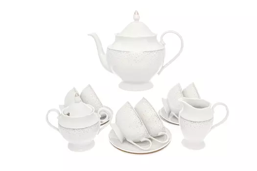 Чайный набор на 6 персон Жемчуг