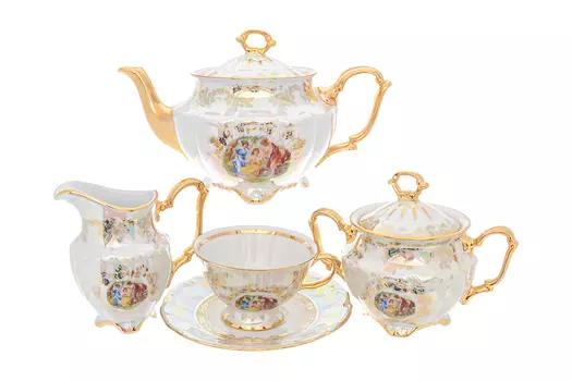 Чайный сервиз на 6 персон Мадонна Мария-Тереза