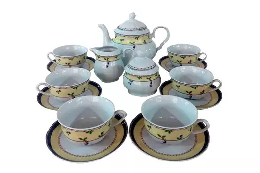Чайный сервиз на 6 персон Роза