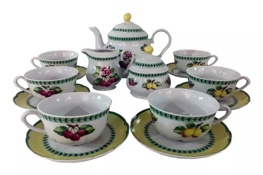 Чайный сервиз на 6 персон Роза