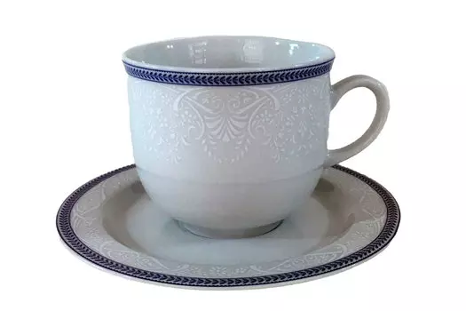 Чашка с блюдцем Opal
