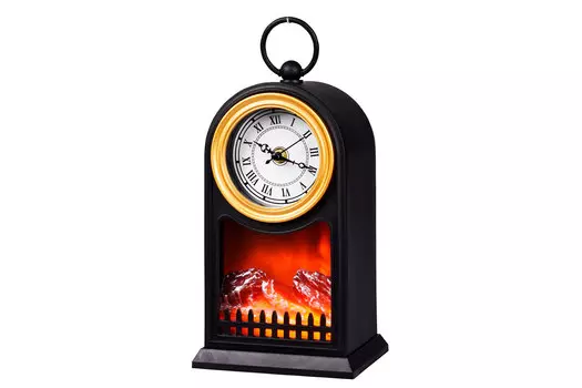Часы настольные Камин