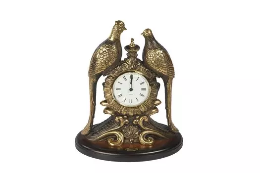 Часы настольные Павлины