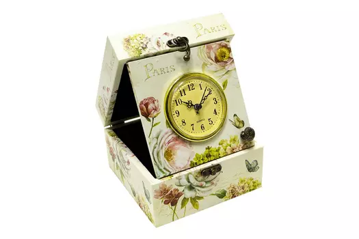Часы в шкатулке настольные 29-439