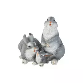 Декоративная фигура Семейка Зайцы
