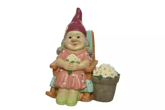 Декоративная фигурка Отдыхающий гном