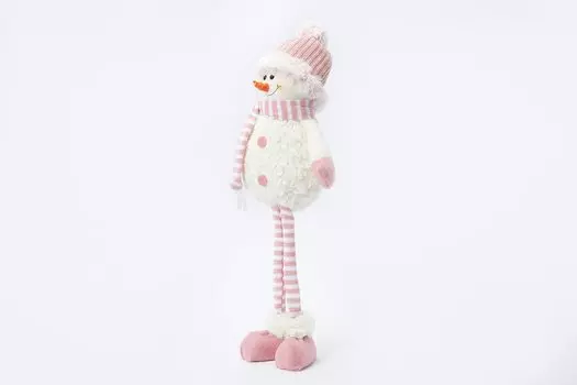 Декоративная фигурка Снеговик в шарфе
