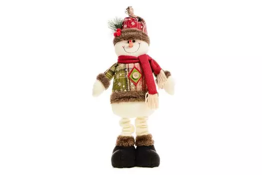 Декоративная игрушка Приветливый Снеговик