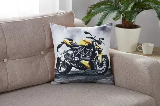 Декоративная подушка Байк