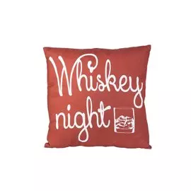 Декоративная подушка Виски-кофе