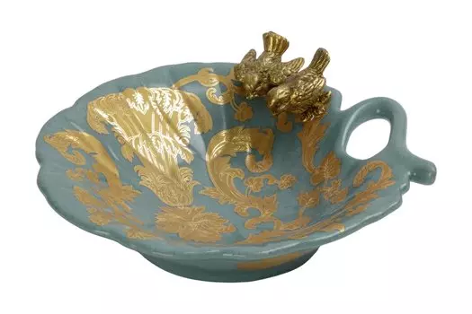 Декоративное блюдо с птичками