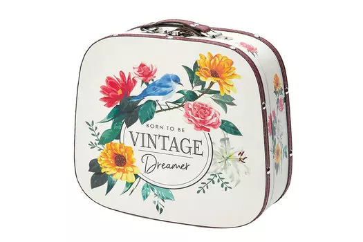 Декоративный чемодан для хранения Воспоминания